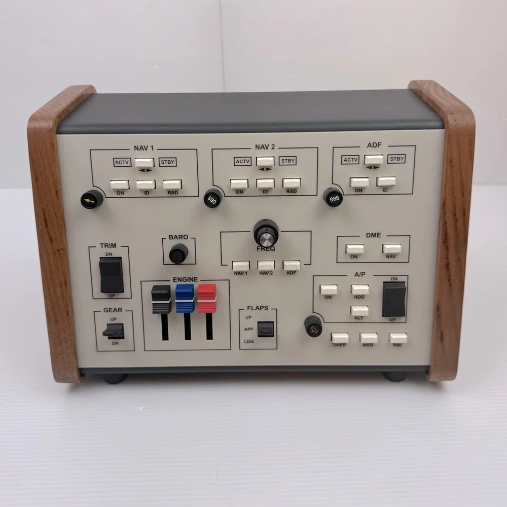 Flight Simulator Control Console FS-100 MDM Systems Made in USA Vintage Gaming